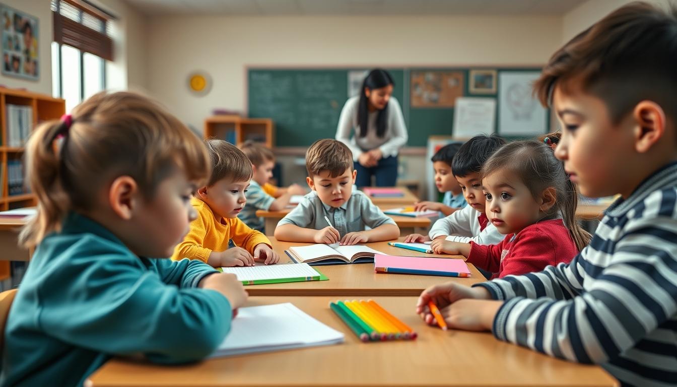 Structured study materials and learning resources on a desk